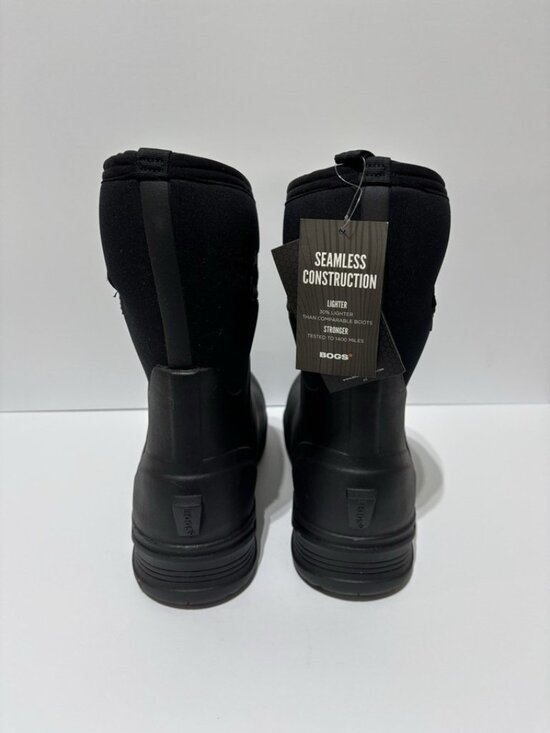 Bogs Men’s Bozeman Mid Insulated Waterproof Winter Boots Black, Size 13 M main image 4